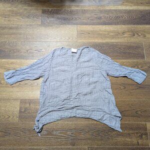 La Fixsun Linen Tunic Top Size Medium